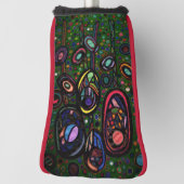 Bloemen met patroon golfheadcover (Draai 90)