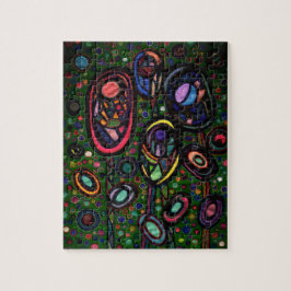 Bloemen met patroon legpuzzel