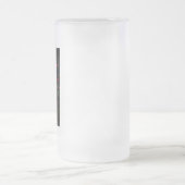 Bloemen met patroon matglas bierpul (Center)