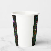 Bloemen met patroon papieren bekers (Links)