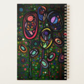 Bloemen met patroon planner (Achterkant)