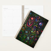 Bloemen met patroon planner (Display)