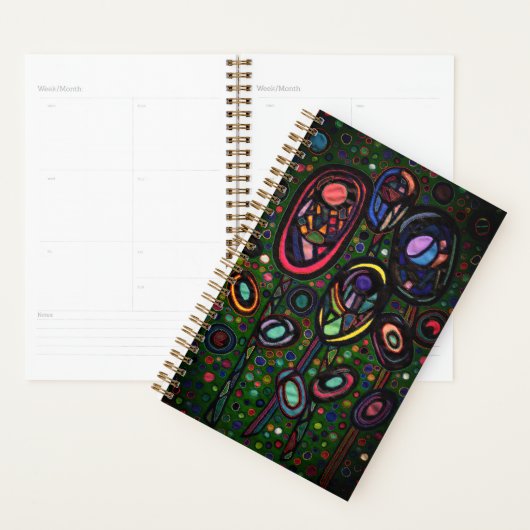 Bloemen met patroon planner (Display)