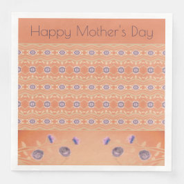 Bloemen met patroon servet