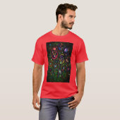 Bloemen met patroon t-shirt (Voorkant volledig)