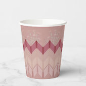 Bloemen met roze papieren bekers (Links)