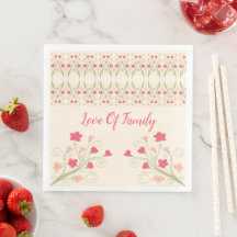 Bloemen met roze perzik en groen