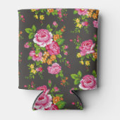  Bloemen met Roze Rozen Blikjeskoeler (Voorkant)