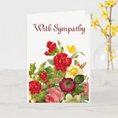 Bloemen. Met Sympathie Kaart (Gele Bloem)