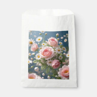 Bloemen met tijdloze extravagante elegantie bedankzakje