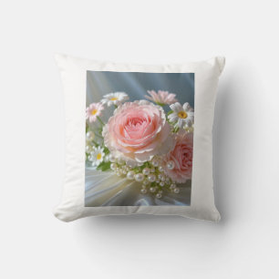 Bloemen met tijdloze extravagante elegantie kussen