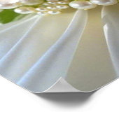 Bloemen met tijdloze extravagante elegantie poster (Hoek)