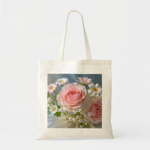 Bloemen met tijdloze extravagante elegantie tote bag