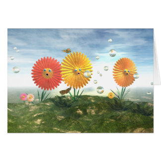 Bloemen met vlakken
