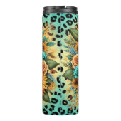 Bloemen met zonnebloemen en Rozen voor mama Thermosbeker (Achterkant)