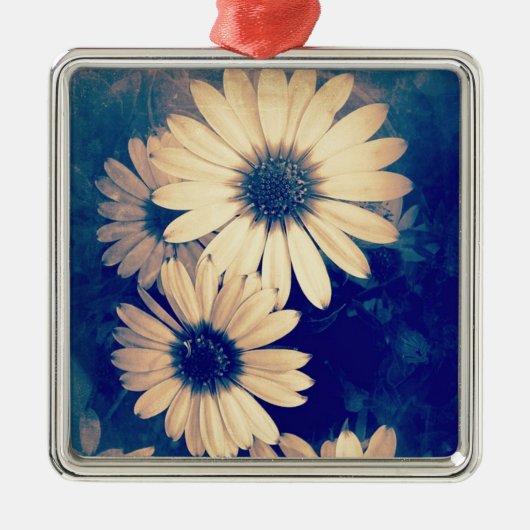 Bloemen Metalen Ornament (Voorkant)