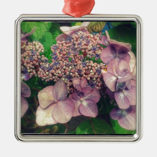 bloemen metalen ornament (Voorkant)