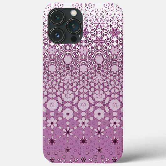 Bloemen metamorfosepatroon Case-Mate iPhone case (Achterkant)