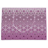 Bloemen metamorfosepatroon groot cadeauzakje (Voorkant)