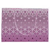 Bloemen metamorfosepatroon groot cadeauzakje (Achterkant)