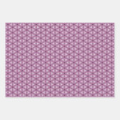 Bloemen metamorfosepatroon inpakpapier vel (Voorkant 3)