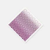 Bloemen metamorfosepatroon servet (Hoek)