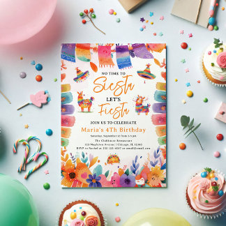 Bloemen Mexicaans, Geen tijd om Siesta Verjaardags Kaart