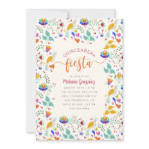 Bloemen Mexicaanse borduurwerk Quinceañera Fiesta