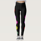 Bloemen Miami Design Leggings (Voorkant)