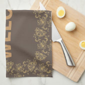 Bloemen Microfiber Snijplank Theedoek (Quarter Fold)