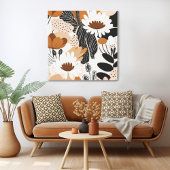 Bloemen Mid Century Moderne Boho Print
