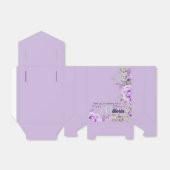 Bloemen mijlpaal 60ste Verjaardag Party Bedankdoosjes (Uitgevouwen)