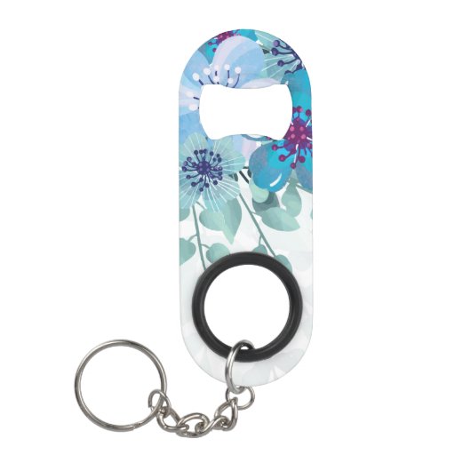 Bloemen Mini Flessenopener (Voorkant)