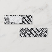 bloemen mini visitekaartje (Voorkant / Achterkant)