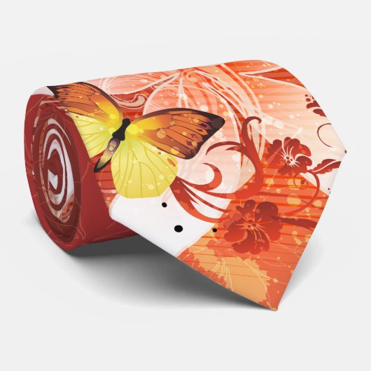 Bloemen Mode 11 Stropdas (Opgerold)