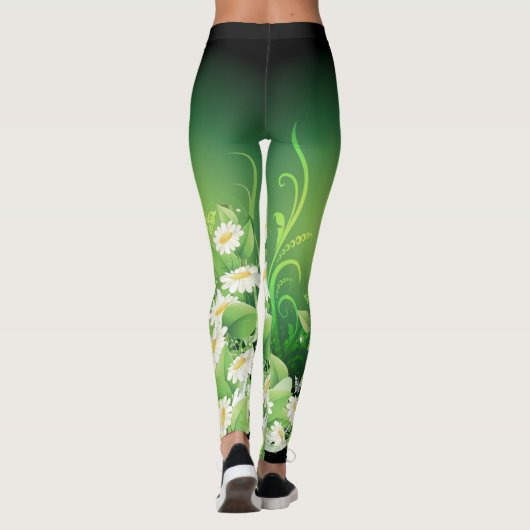 Bloemen Mode 7 Leggings (Achterkant)