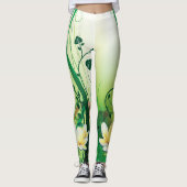 Bloemen Mode 8 Leggings (Voorkant)