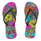 Bloemen mode fusie teenslippers (Voetbed)
