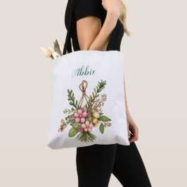 Bloemen Modern Daisy Pink Girly Tote Bag