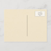  bloemen modern save the date briefkaart (Achterkant)