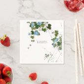 Bloemen Moderne Eigen Naam Professioneel Servet (Insitu)