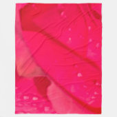 Bloemen moderne fleece deken, groot 60" x 80" (Voorkant)