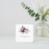 Bloemen Moderne professionele bloemist Vierkante Visitekaartje (Staand voorkant)