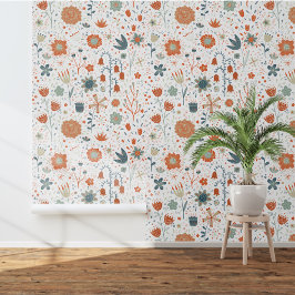 Bloemen Moderne Wildbloem Behang