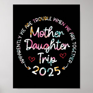 Bloemen Moeder Dochtersreis 2025 Shirten, Moeders  Poster