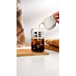 Bloemen Moeder- Roze en Crème Gepersonaliseerde Li Blikvorm Glas