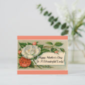  bloemen Moederdag Briefkaart (Staand voorkant)