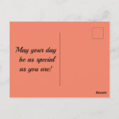  bloemen Moederdag Briefkaart (Achterkant)