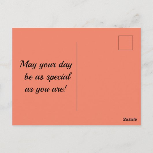  bloemen Moederdag Briefkaart (Achterkant)