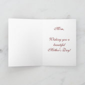  Bloemen Moederdag Kaart (Binnen)